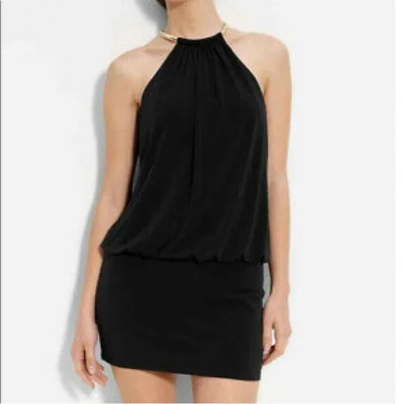 Laundry By Shelli Segal | Dresses | Laundry By Shelli Segal Black Halter  Mini Dress | Poshmark